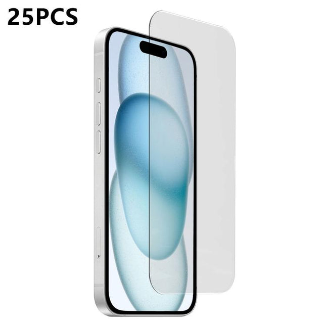 25pcs 3D Curved Semi-Screen No White Border High-Alumina Full Glue HD Tempered Glass Film, For iPhone 17 Pro Max, For iPhone 17 Pro, For iPhone 17, For iPhone Air, For iPhone 16 Pro Max, For iPhone 16 Pro, For iPhone 16 Plus, For iPhone 16             ...