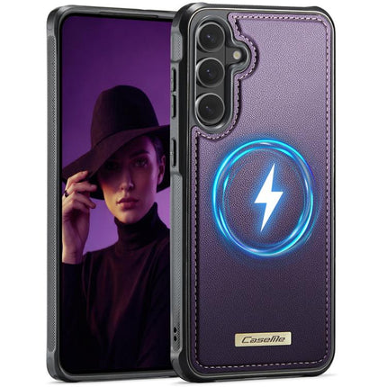 CaseMe C69 Series Magnetic Vegan Leather Back Phone Case, For Samsung Galaxy S26+ 5G, For Samsung Galaxy S26 Ultra 5G, For Samsung Galaxy S26 5G, For Samsung Galaxy A57 5G