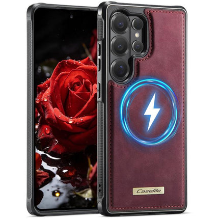 CaseMe C69 Series Magnetic Vegan Leather Back Phone Case, For Samsung Galaxy S26+ 5G, For Samsung Galaxy S26 Ultra 5G, For Samsung Galaxy S26 5G, For Samsung Galaxy A57 5G