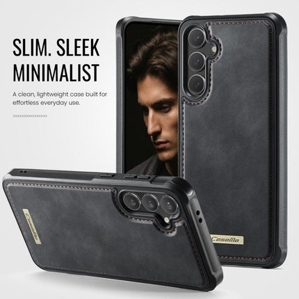 CaseMe C69 Series Magnetic Vegan Leather Back Phone Case, For Samsung Galaxy S24 FE 5G, For Samsung Galaxy A15 4G / 5G, For Samsung Galaxy A55 5G / A35 5G, For Samsung Galaxy S24 Ultra 5G