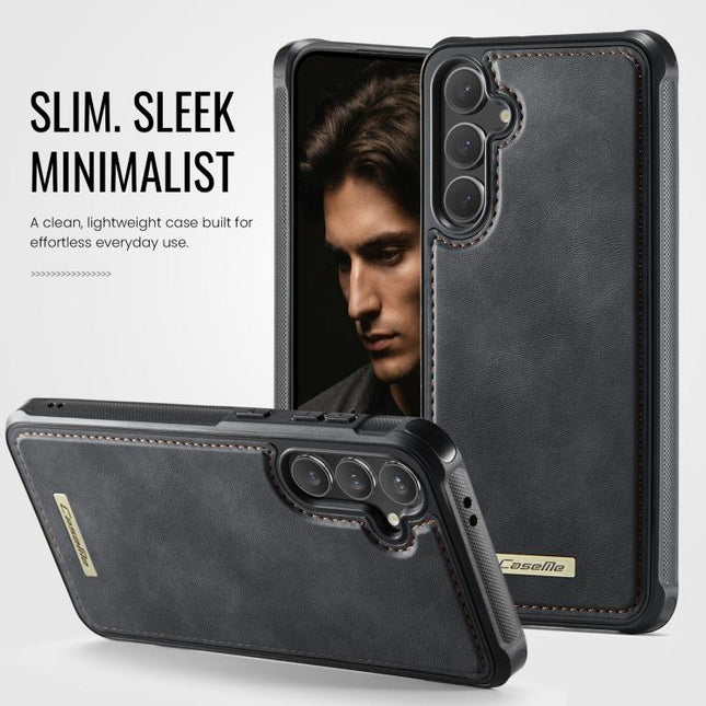 CaseMe C69 Series Magnetic Vegan Leather Back Phone Case, For Samsung Galaxy S24 FE 5G, For Samsung Galaxy A15 4G / 5G, For Samsung Galaxy A55 5G / A35 5G, For Samsung Galaxy S24 Ultra 5G