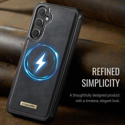 CaseMe C69 Series Magnetic Vegan Leather Back Phone Case, For Samsung Galaxy S24 FE 5G, For Samsung Galaxy A15 4G / 5G, For Samsung Galaxy A55 5G / A35 5G, For Samsung Galaxy S24 Ultra 5G