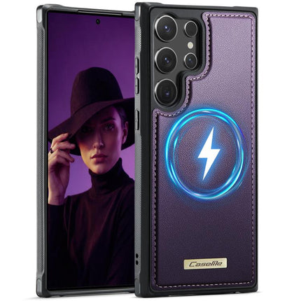 CaseMe C69 Series Magnetic Vegan Leather Back Phone Case, For Samsung Galaxy S23 FE 5G, For Samsung Galaxy A14 / M44 5G, For Samsung Galaxy A54 5G, For Samsung Galaxy S23 Ultra 5G