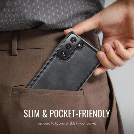 CaseMe C69 Series Magnetic Vegan Leather Back Phone Case, For Samsung Galaxy S21+ 5G, For Samsung Galaxy S21 Ultra 5G, For Samsung Galaxy S20 Ultra, For Samsung Galaxy S20+