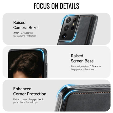 CaseMe C69 Series Magnetic Vegan Leather Back Phone Case, For Samsung Galaxy S21 Ultra 5G, For Samsung Galaxy S20 Ultra, For Samsung Galaxy S20+, For Samsung Galaxy S20