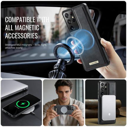 CaseMe C69 Series Magnetic Vegan Leather Back Phone Case, For Samsung Galaxy S21 Ultra 5G, For Samsung Galaxy S20 Ultra, For Samsung Galaxy S20+, For Samsung Galaxy S20