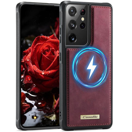 CaseMe C69 Series Magnetic Vegan Leather Back Phone Case, For Samsung Galaxy S21 Ultra 5G, For Samsung Galaxy S20 Ultra, For Samsung Galaxy S20+, For Samsung Galaxy S20