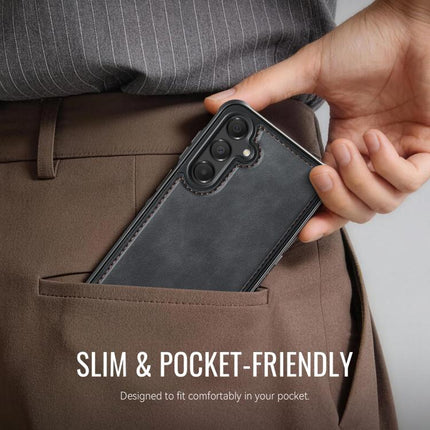 CaseMe C69 Series Magnetic Vegan Leather Back Phone Case, For Samsung Galaxy A16 4G / 5G, For Samsung Galaxy S25 / S24 5G, For Samsung Galaxy S25+ / S24+ 5G, For Samsung Galaxy S25 Ultra 5G