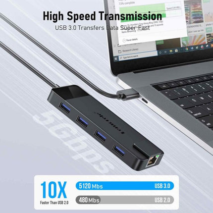 Lemorele TC93 10 in 1 Type-C Docking Station HDMI-compatible Gigabit PD Charging Adapter