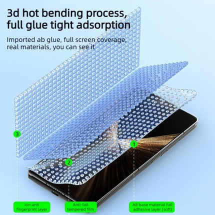3D Curved Full Glue Full-Screen Easy Install Box Dust-Free Anti-Fingerprint Tempered Glass Film, For iPhone 17 Pro Max, For iPhone 17 Pro, For iPhone 16 Pro Max, For iPhone 16 Pro, For iPhone 15 Pro Max, For iPhone 15 Pro