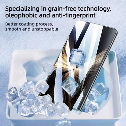 3D Curved Full Glue Full-Screen Easy Install Box Dust-Free Anti-Fingerprint Tempered Glass Film, For iPhone 17 Pro Max, For iPhone 17 Pro, For iPhone 16 Pro Max, For iPhone 16 Pro, For iPhone 15 Pro Max, For iPhone 15 Pro