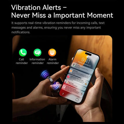 SY15 SIZE 12 Smart Ring, Supports Health Monitoring / Gesture Control