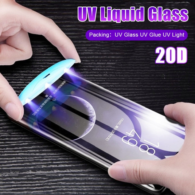 Reduced Version UV Liquid Film, For Galaxy S8, For Galaxy S8+, For Galaxy S9 Non-full(1 PC), For Galaxy S9+ Non-full(1 PC), For Galaxy Note 8 Non-full, For Galaxy Note 9 Non-full, For ZTE Axon 10 Pro, For LG V30, For LG V40, For LG G8
