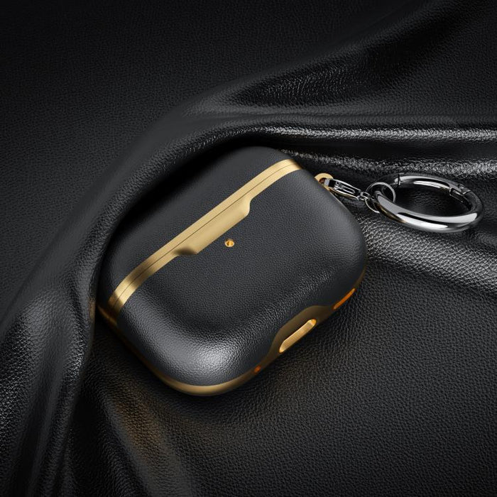 Business Full Coverage Vegan Leather Protective Case, For Airpods Pro 2