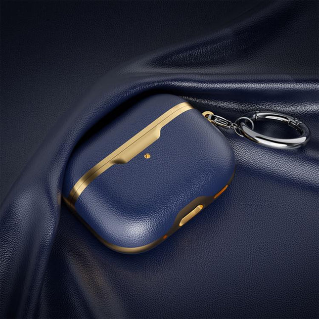 Business Full Coverage Vegan Leather Protective Case, For Airpods Pro 2