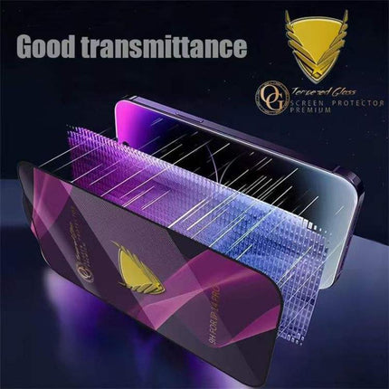 10pcs OG Purple Large-Arc Anti-Static High-Alumina Screen-Printed HD Tempered Glass Film, For iPhone 17e / 16e, For iPhone 17 Pro Max, For iPhone 17 Pro, For iPhone 17, For iPhone Air, For iPhone 16 Pro Max, For iPhone 16 Pro, For iPhone 16 Plus       ...