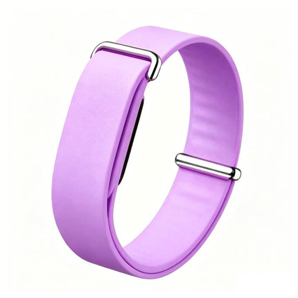 Solid Color Single Lap Silicone Loop Watch Band, For Google Fitbit Air
