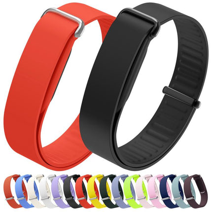 Solid Color Single Lap Silicone Loop Watch Band, For Google Fitbit Air