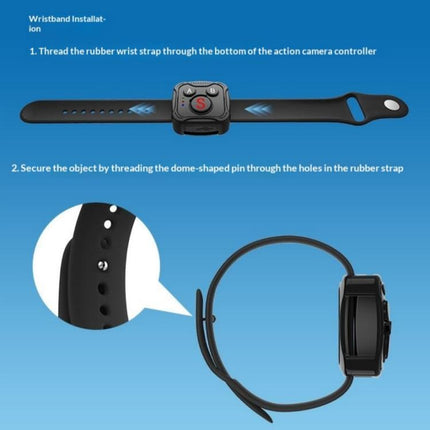 D10 Wireless Controller BT Remote Control For DJI Action, GoPro, Insta360 Action Cameras
