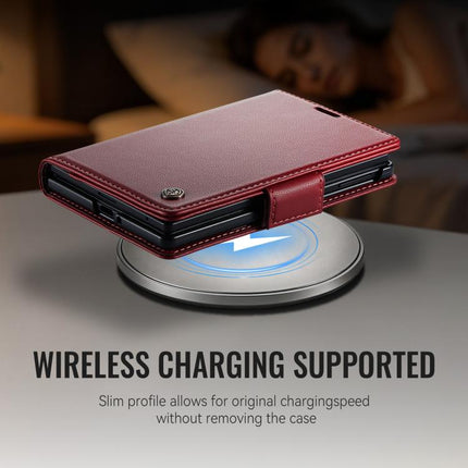 CaseMe 023 Butterfly Buckle Litchi Texture RFID Anti-theft Leather Phone Case, For Galaxy Z Fold8 5G, For Galaxy Z Fold8 Ultra 5G