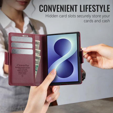 CaseMe 023 Butterfly Buckle Litchi Texture RFID Anti-theft Leather Phone Case, For Galaxy Z Fold8 5G, For Galaxy Z Fold8 Ultra 5G