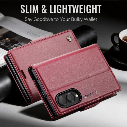 CaseMe 023 Butterfly Buckle Litchi Texture RFID Anti-theft Leather Phone Case, For Galaxy Z Fold8 5G, For Galaxy Z Fold8 Ultra 5G