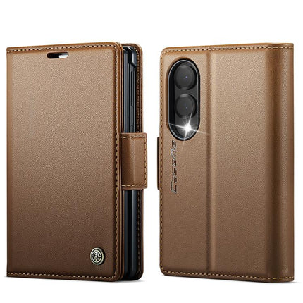 CaseMe 023 Butterfly Buckle Litchi Texture RFID Anti-theft Leather Phone Case, For Galaxy Z Fold8 5G, For Galaxy Z Fold8 Ultra 5G