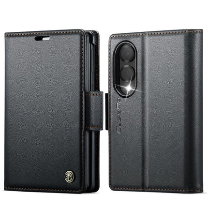 CaseMe 023 Butterfly Buckle Litchi Texture RFID Anti-theft Leather Phone Case, For Galaxy Z Fold8 5G, For Galaxy Z Fold8 Ultra 5G