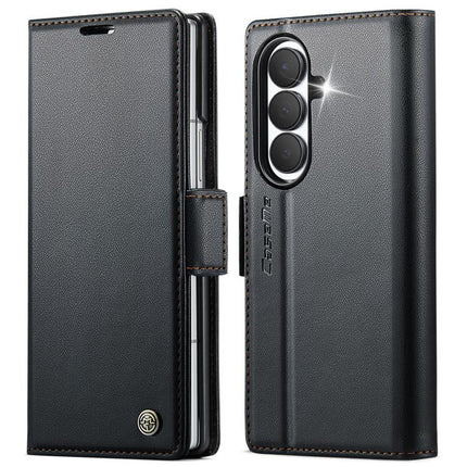 CaseMe 023 Butterfly Buckle Litchi Texture RFID Anti-theft Leather Phone Case, For Galaxy Z Fold8 5G, For Galaxy Z Fold8 Ultra 5G