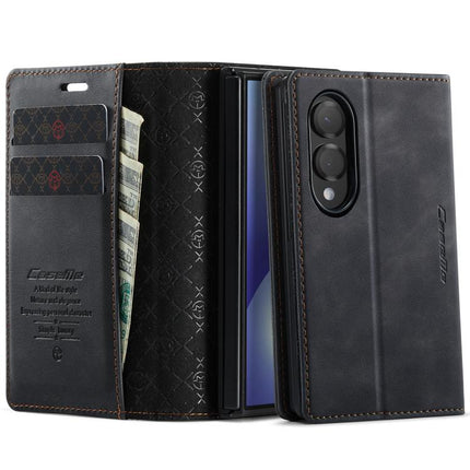 CaseMe 033 Calf Leather Lining Microfibre RFID Blocking Phone Case, For Galaxy Z Fold8 5G, For Galaxy Z Fold8 Ultra 5G