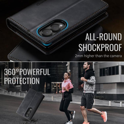 CaseMe 033 Calf Leather Lining Microfibre RFID Blocking Phone Case, For Galaxy Z Fold8 5G, For Galaxy Z Fold8 Ultra 5G