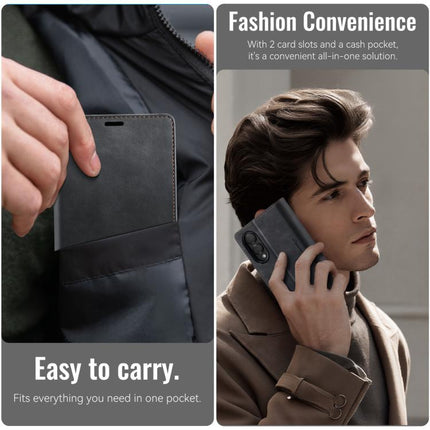 CaseMe 033 Calf Leather Lining Microfibre RFID Blocking Phone Case, For Galaxy Z Fold8 5G, For Galaxy Z Fold8 Ultra 5G