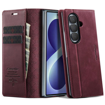 CaseMe 033 Calf Leather Lining Microfibre RFID Blocking Phone Case, For Galaxy Z Fold8 5G, For Galaxy Z Fold8 Ultra 5G
