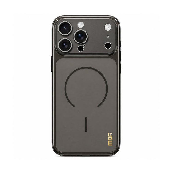 MOFI Minimal Series Frosted Semi-Transparen TPU Phone Case with Lens Film, For iPhone 16 Pro, For iPhone 16, For iPhone 15 Pro Max, For iPhone 15 Pro