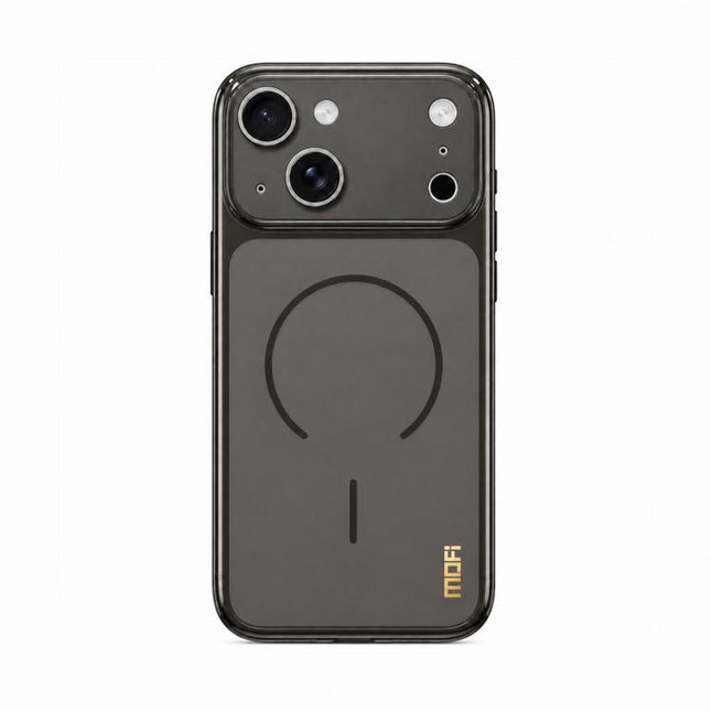 MOFI Minimal Series Frosted Semi-Transparen TPU Phone Case with Lens Film, For iPhone 15, For iPhone 16e / 17e