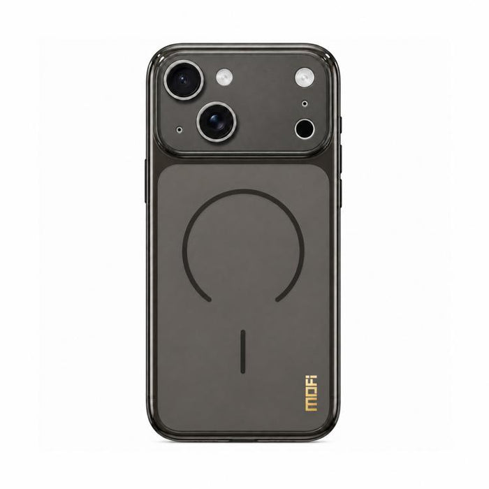 MOFI Minimal Series Frosted Semi-Transparen TPU Phone Case with Lens Film, For iPhone 15, For iPhone 16e / 17e