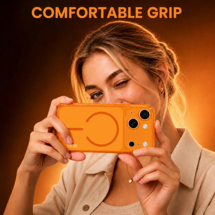 MOFI Minimal Series Frosted Semi-Transparen TPU Phone Case with Lens Film, For iPhone 15, For iPhone 16e / 17e