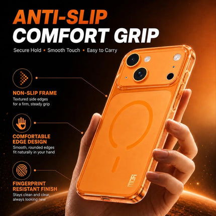 MOFI Minimal Series Frosted Semi-Transparen TPU Phone Case with Lens Film, For iPhone 15, For iPhone 16e / 17e