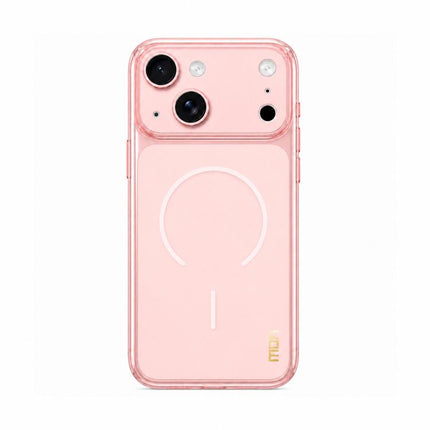 MOFI Minimal Series Frosted Semi-Transparen TPU Phone Case with Lens Film, For iPhone 15, For iPhone 16e / 17e