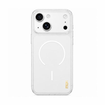 MOFI Minimal Series Frosted Semi-Transparen TPU Phone Case with Lens Film, For iPhone 15, For iPhone 16e / 17e