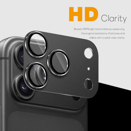 NORTHJO Matte Camera Lens Metal Protector Tempered Glass Rear Lens Film, For iPhone 18 Pro, For iPhone 18 Pro Max