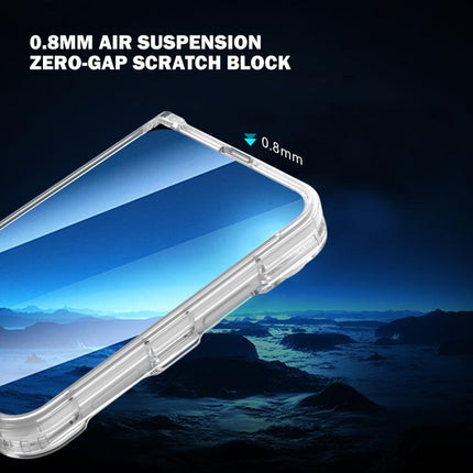 LeReach TOC Clear Series Composite Armor TPU Acrylic Hybrid Shockproof Phone Case, For iPhone Duo