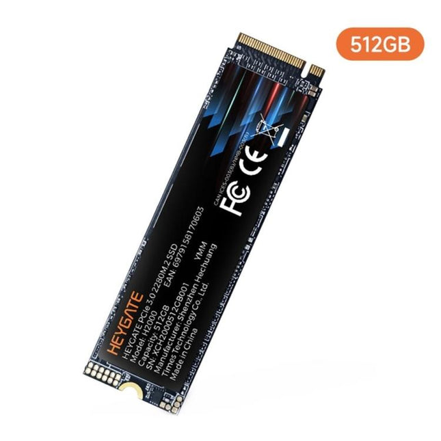 HEYGATE H2000 PCIe 3.0 NVMe 2400MB/s Read 3D NAND M.2 2280 SSD, 256G, 512G