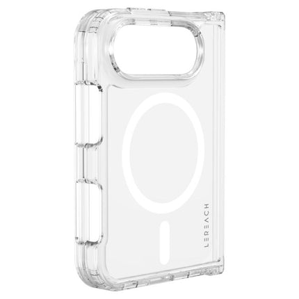 LeReach TOC Clear Series Dual-Composite Armor TPU + Acrylic Shockproof Magnetic Phone Case, For iPhone Duo