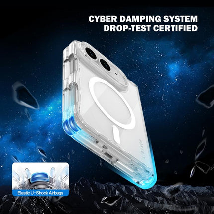 LeReach TOC Clear Series Dual-Composite Armor TPU + Acrylic Shockproof Magnetic Phone Case, For iPhone Duo