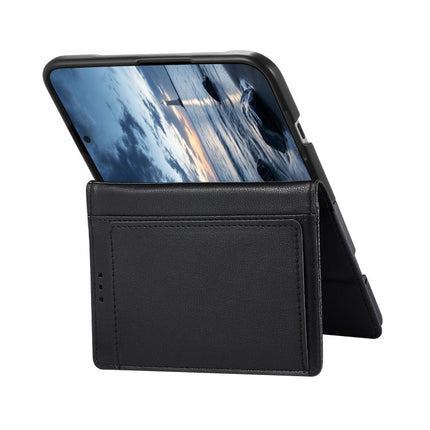 Flowers Leaves Zipper Wallet Leather Phone Case with Strap, For  iPhone Duo