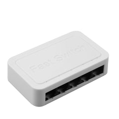 5Port 10/100Mbps Fast Ethernet Switch, 5 Ports White