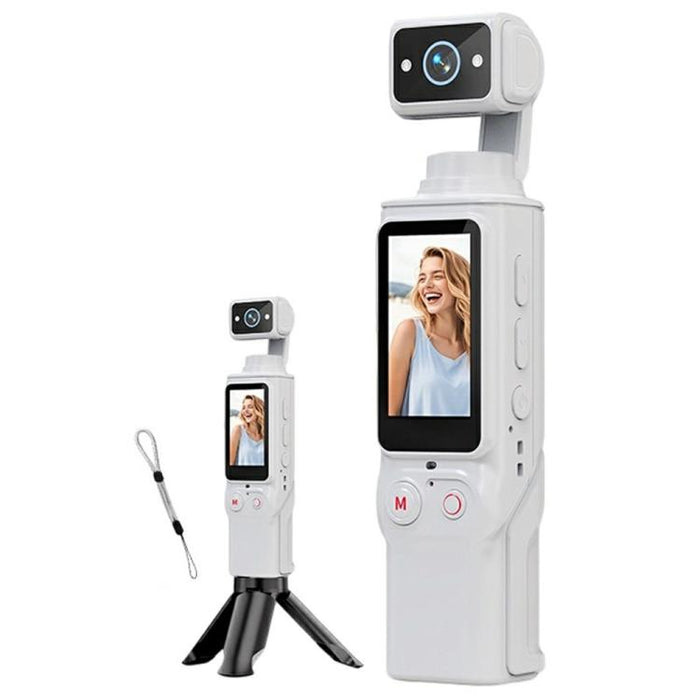 D11 Dual Flash Action Camera 2.0 inch Screen 120 Degree Wide Angle Travel Handheld Camera