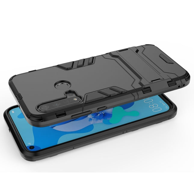 Shockproof PC + TPU Case for Huawei P20lite 2019/Nova5i, with Holder, For Huawei P20 Lite 2019