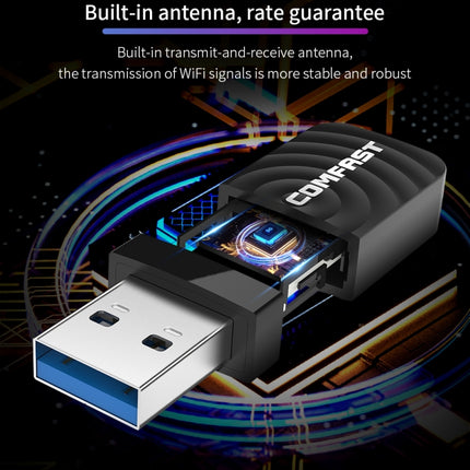 COMFAST CF-812AC USB WiFi Adapter-1300 Mbps USB di Rete Wireless wiFi
